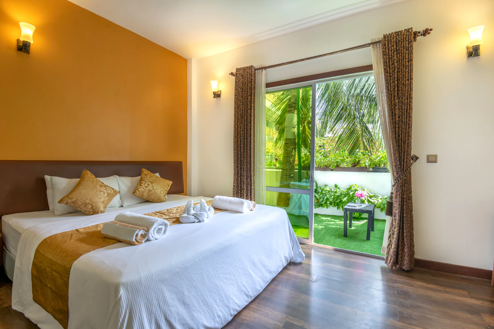 Double Room with Patio at Ostrov Beach